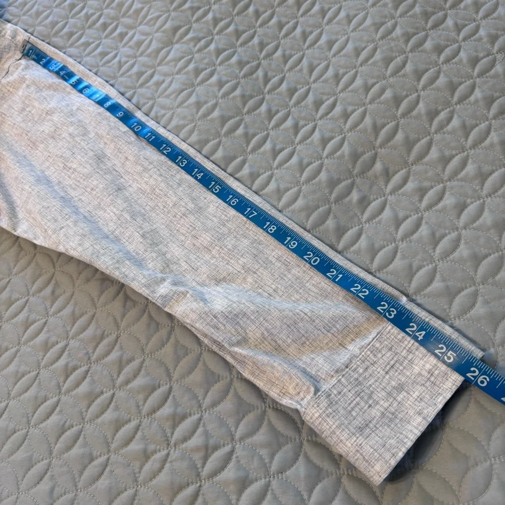 Banana Republic Soft Wash Tailored Slim Fit Shirt, Blue White Crosshatch L